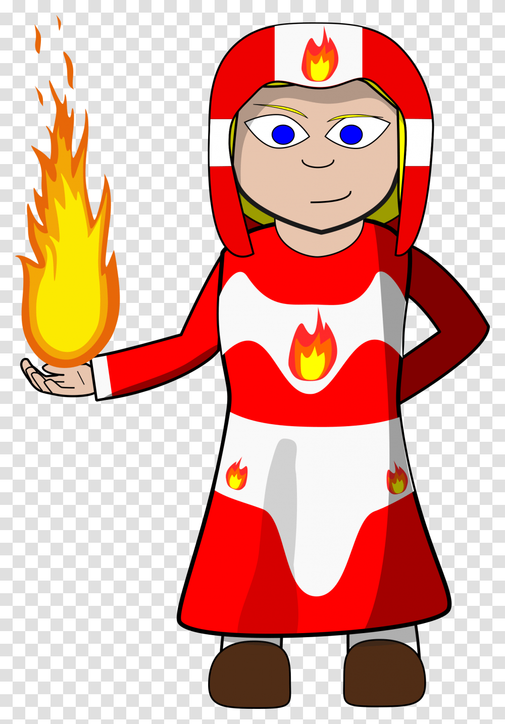 Fire Cartoon Fire Mage Clipart, Performer, Light, Juggling Transparent Png