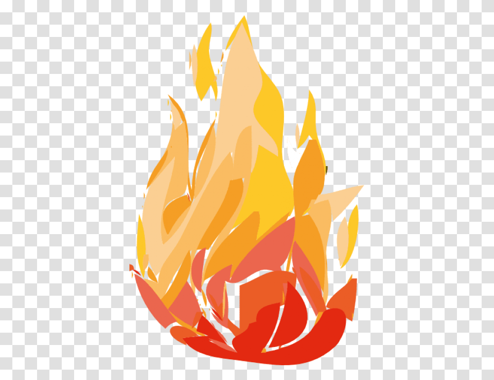 Fire Clip Art Image Cartoon Flame Fire Background Transparent Png
