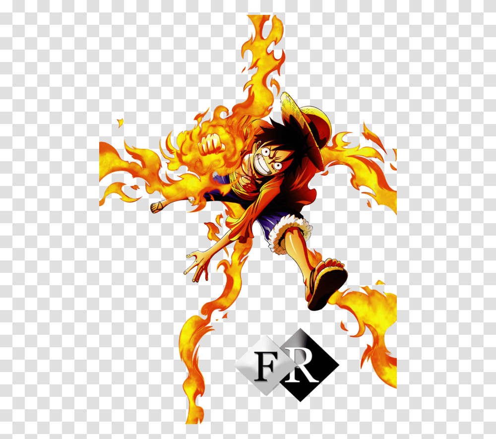 Fire Clip Rendered Luffy, Dragon, Person, Human Transparent Png