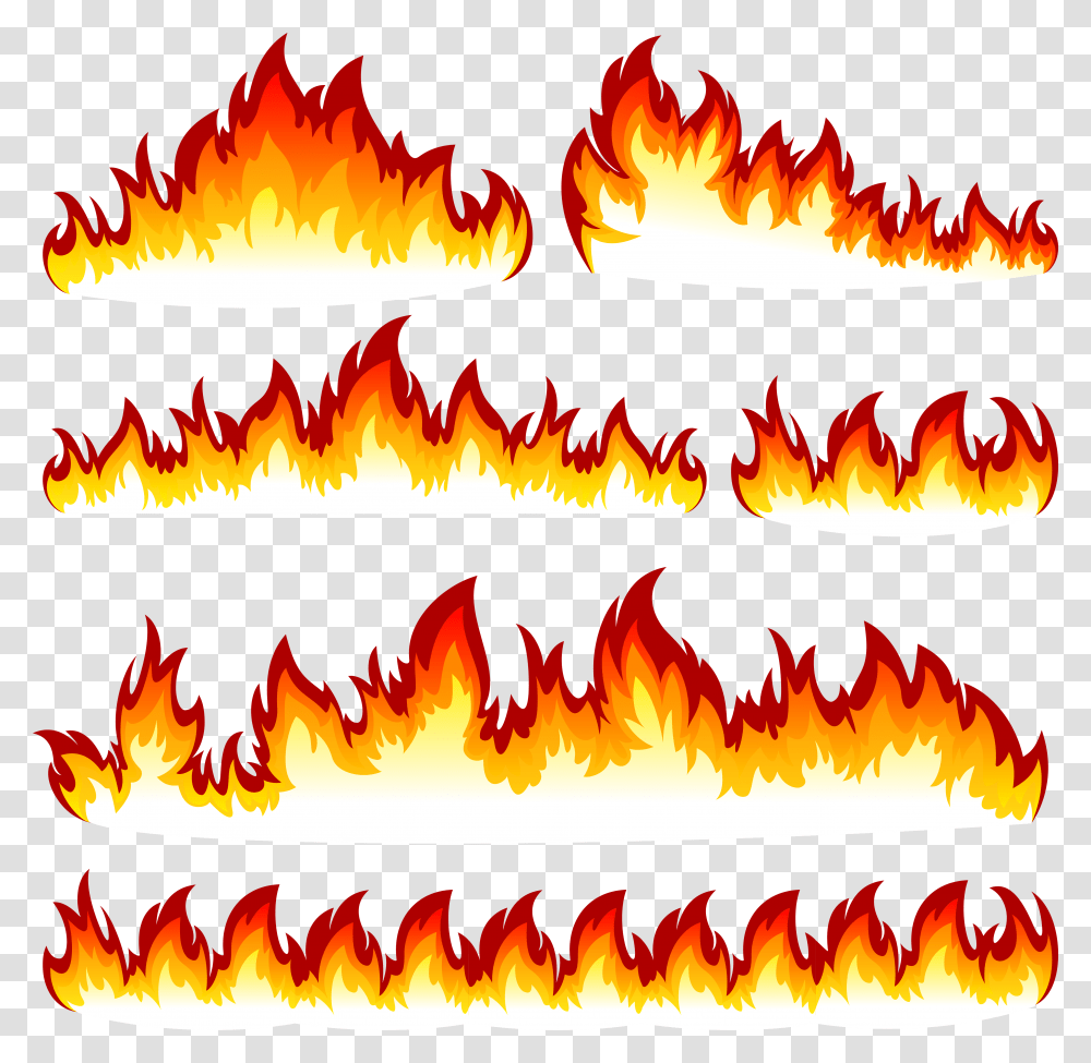 Fire Combustion Flame Illustration Free Clipart Hd Flames Border, Bonfire, Tree, Plant Transparent Png