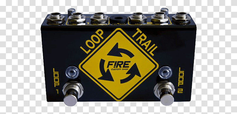 Fire Custom Loop Trail Pedal Fire Custom Shop, Sign, Transportation, Vehicle Transparent Png