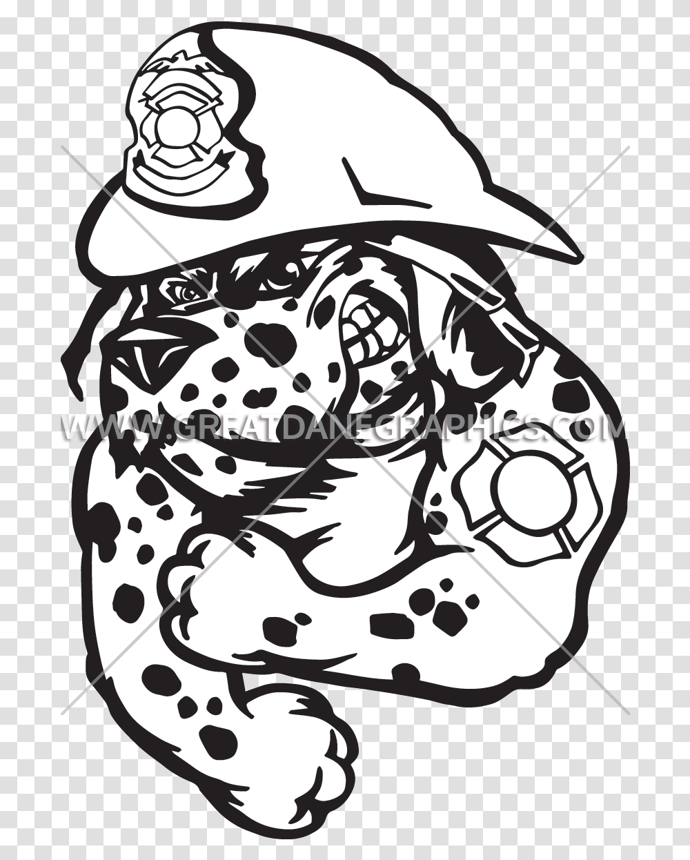 Fire Dalmatian Production Ready Artwork For T Shirt Printing Dot, Clothing, Apparel, Hat, Cowboy Hat Transparent Png