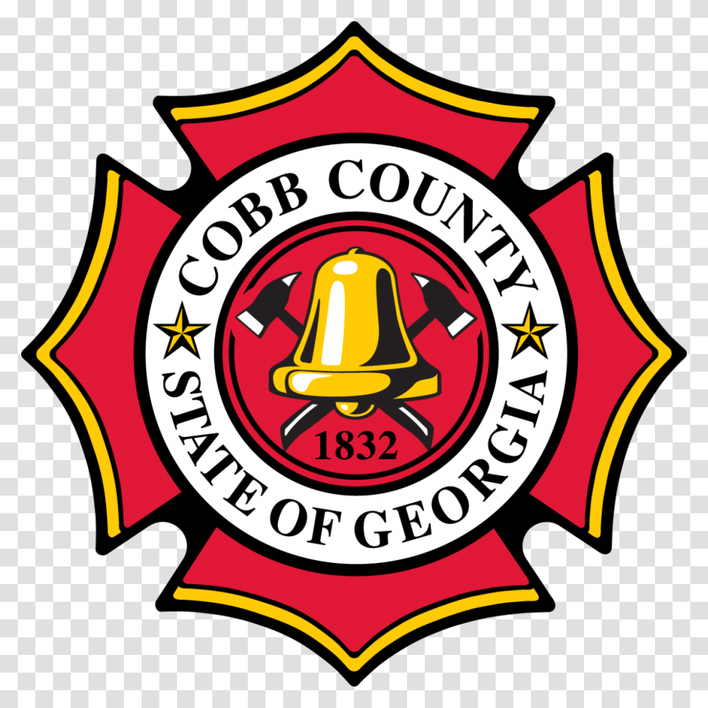 Fire Department Home Cobb County Fire Department, Logo, Trademark, Badge Transparent Png