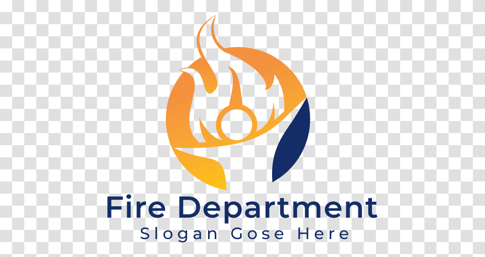 Fire Department Logo Design Graphic Design, Poster, Advertisement Transparent Png