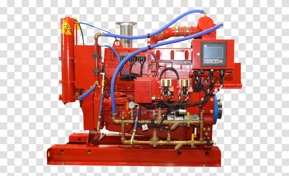 Fire Diesel Pump Engine Oil Checking, Fire Truck, Vehicle, Transportation, Machine Transparent Png