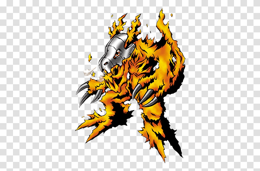 Fire Digimon, Bonfire, Flame, Hook, Claw Transparent Png