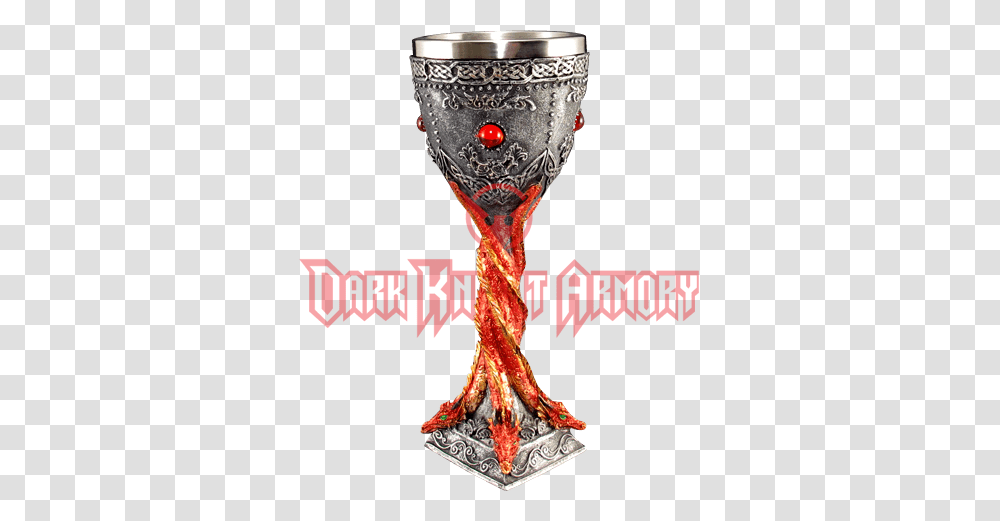 Fire Dragon Fantasy Goblet, Glass, Lamp, Wine Glass, Alcohol Transparent Png