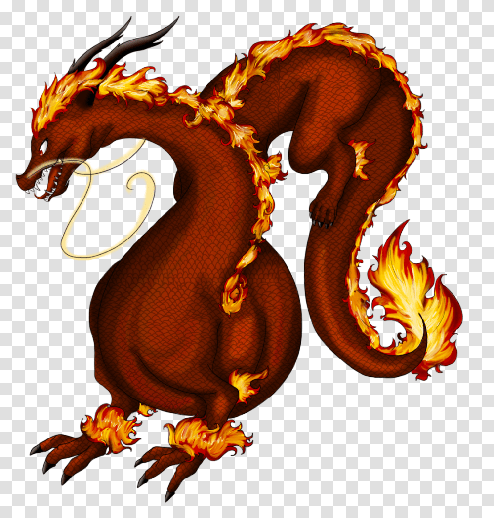 Fire Dragon Illustration Clipart Full Size Clipart Illustration, Person, Human Transparent Png