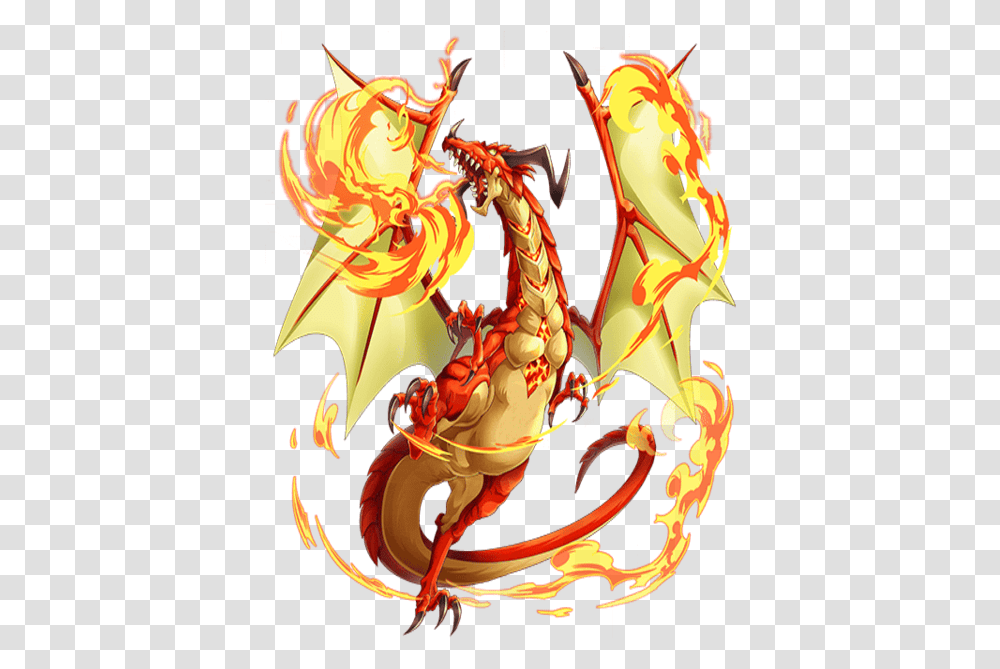 Fire Dragon Image With Dragon And Fire Transparent Png