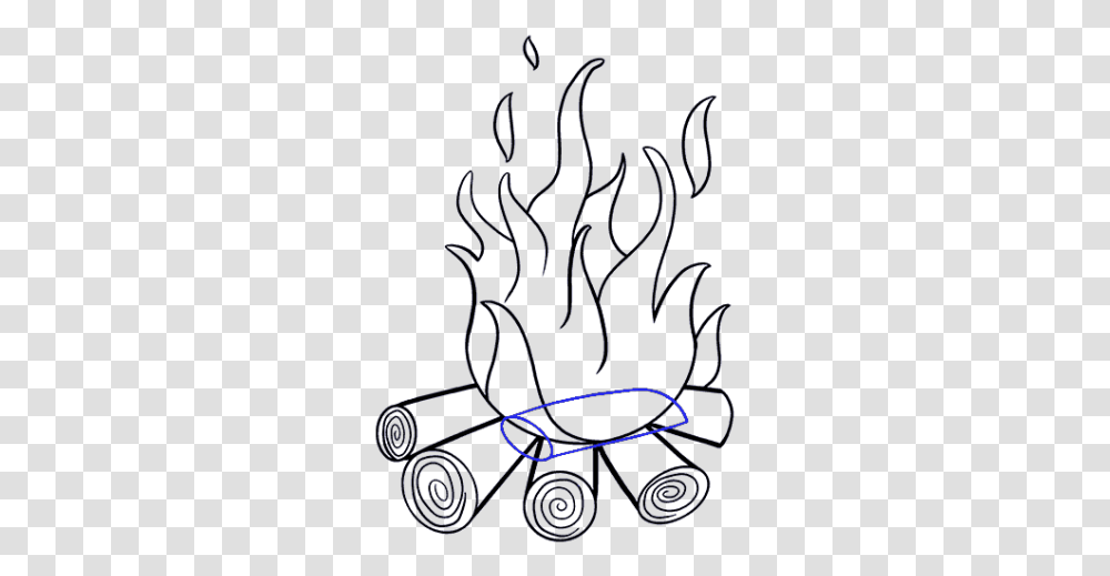 Fire Draw Drawing Of A Fire, Light, Neon, Person, Human Transparent Png