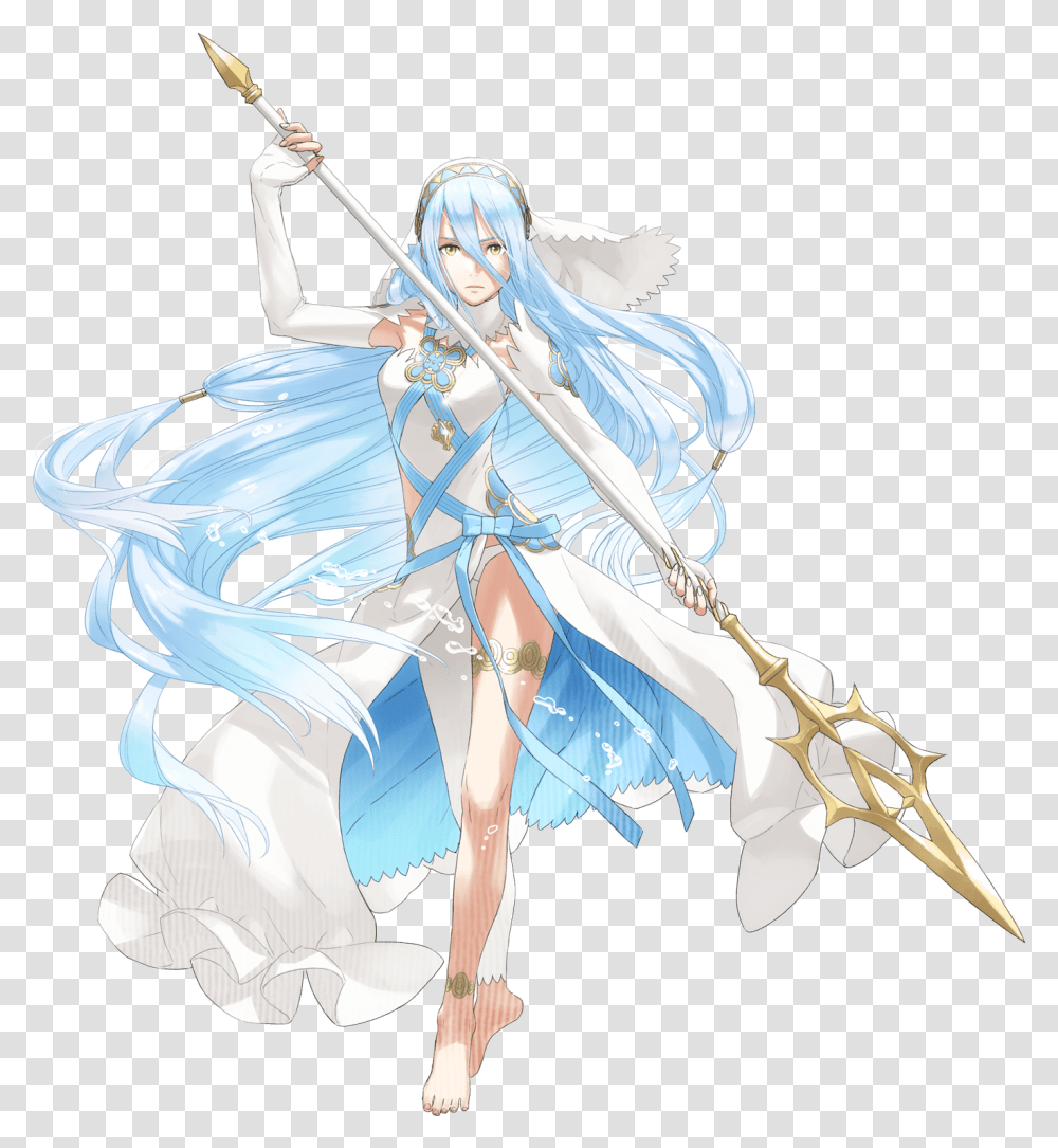 Fire Emblem Fates Azura, Person, Drawing, Costume Transparent Png