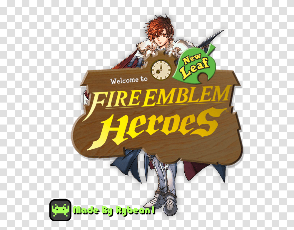 Fire Emblem Heroes New Leaf Fireemblemheroes Fictional Character, Person, Book, Text, Crowd Transparent Png