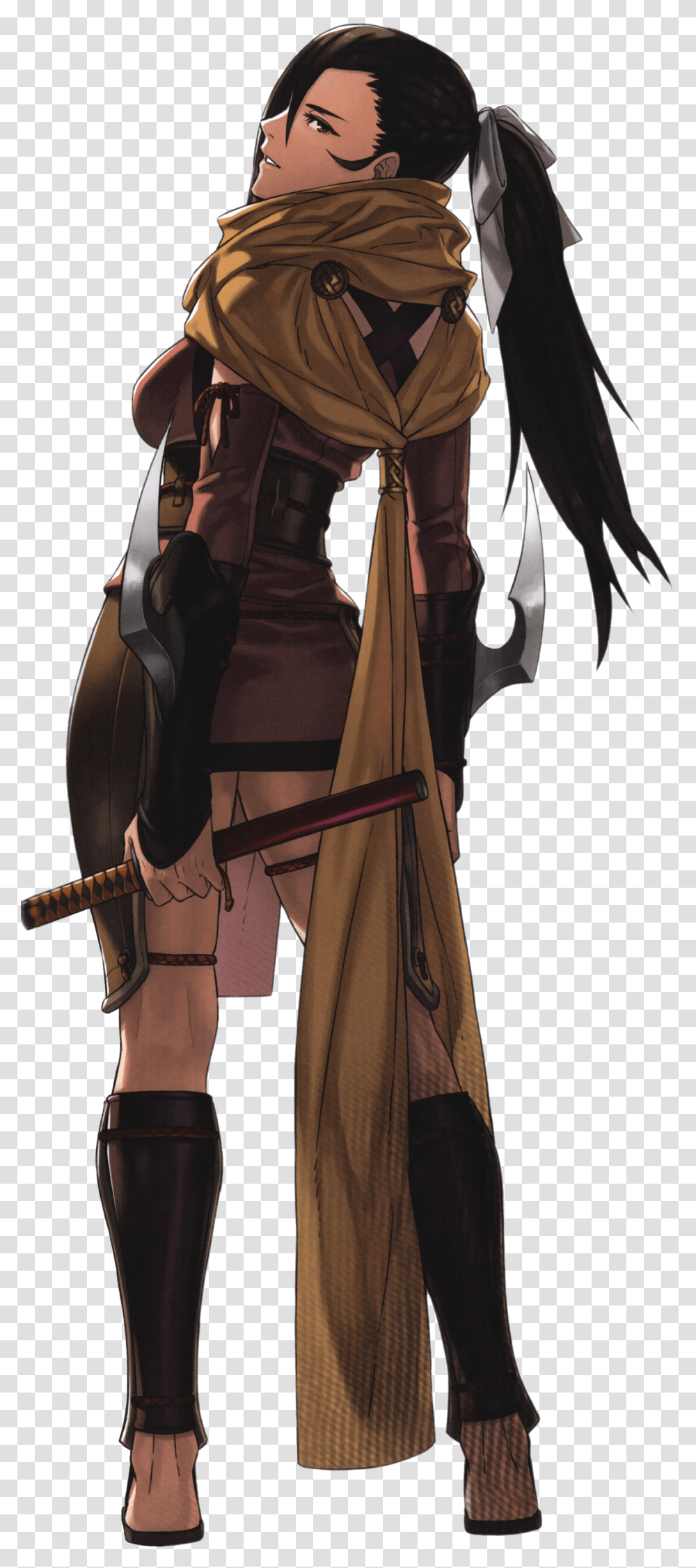 Fire Emblem Kagero Art, Costume, Person, Samurai Transparent Png