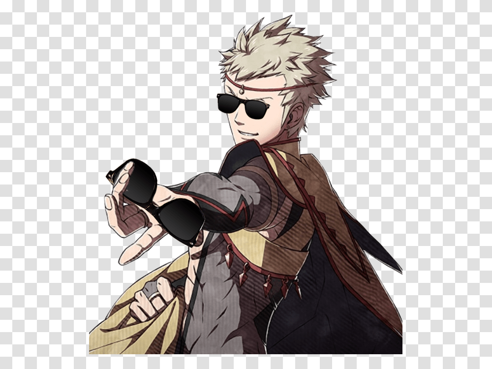Fire Emblem Owain And Odin Download Fire Emblem Owain And Odin, Sunglasses, Accessories, Accessory, Person Transparent Png