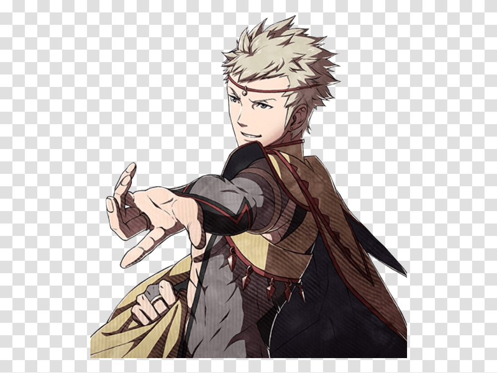 Fire Emblem Owain And Odin Image Fire Emblem Odin, Comics, Book, Person, Human Transparent Png