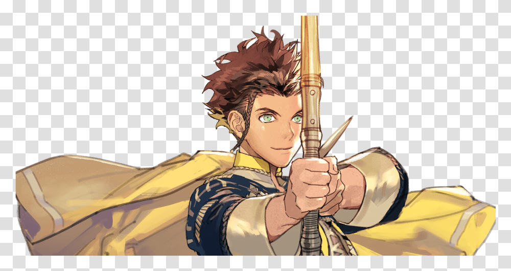 Fire Emblem The Game's Writers Solve A Weird Mystery Claude Von Riegan Bow, Person, Human, Archery, Sport Transparent Png