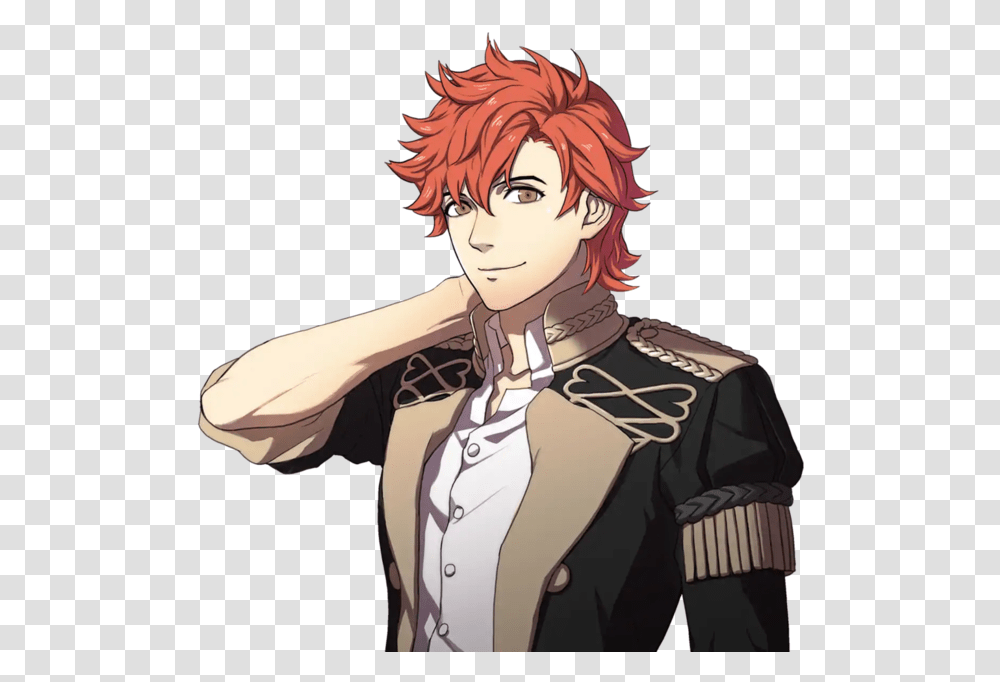 Fire Emblem Three Houses Sylvain, Comics, Book, Manga, Person Transparent Png