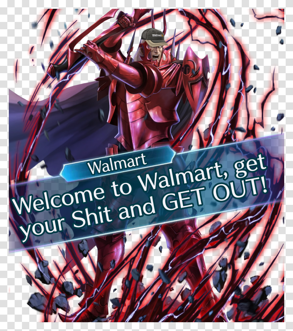 Fire Emblem Welcome To Walmart, Poster, Advertisement, Comics Transparent Png