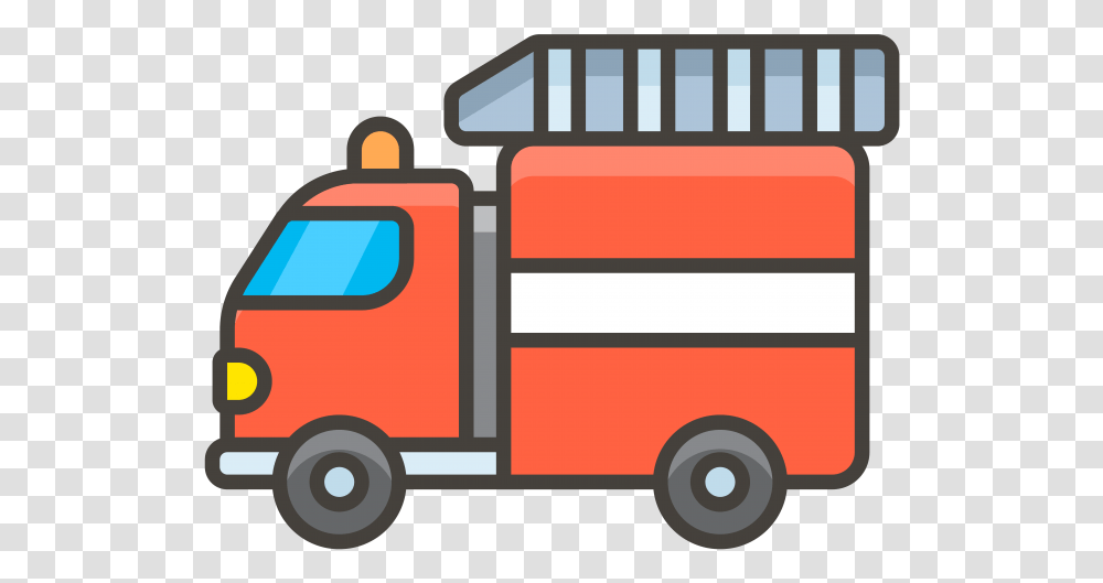 Fire Emoji Camion De Bomberos Animado, Truck, Vehicle, Transportation, Fire Truck Transparent Png