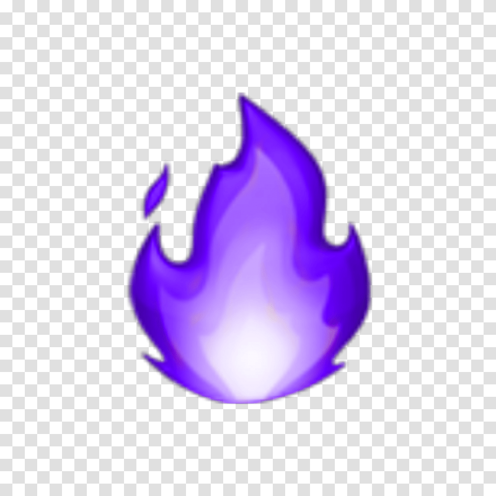Fire Emoji Purple Iphone Fire Emoji, Flame,  Transparent Png