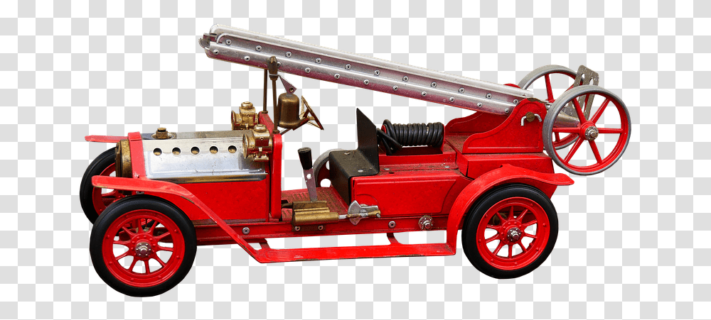 Fire Engine Carro De Bomberos Antiguo Dibujo, Fire Truck, Vehicle, Transportation, Wheel Transparent Png