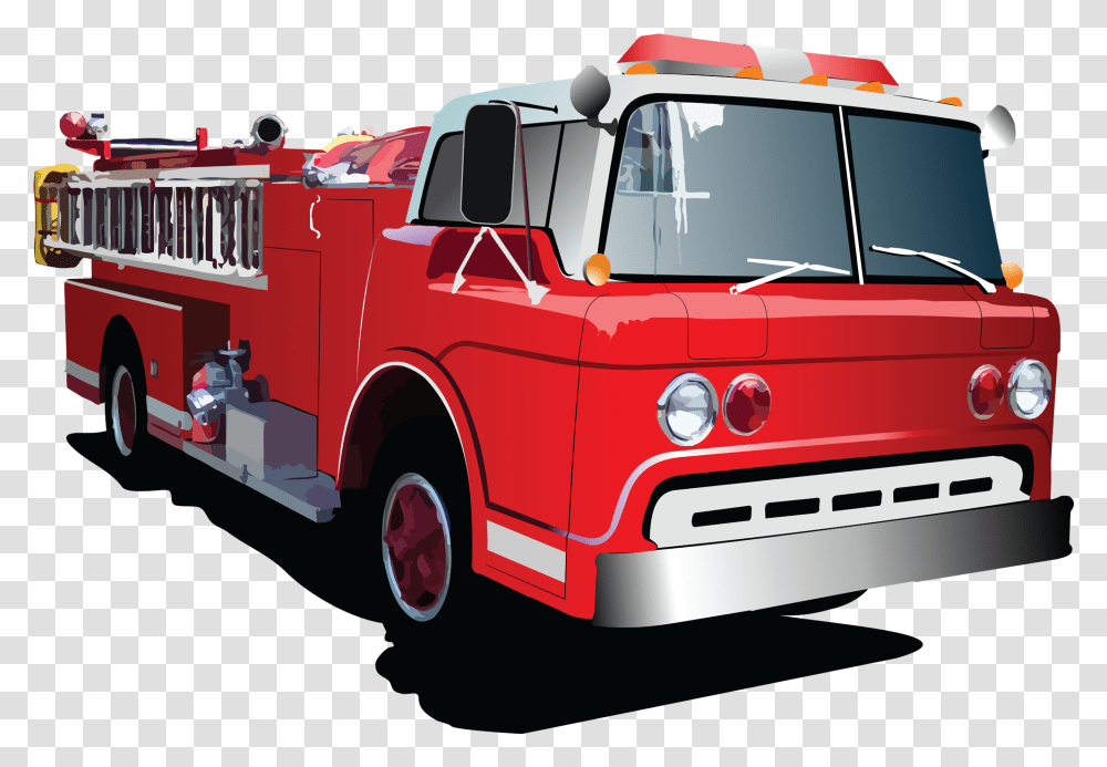 Fire Engine Cartoon 4 Image Clipart Fire Engine Fire Truck, Vehicle, Transportation, Fire Department, Bumper Transparent Png