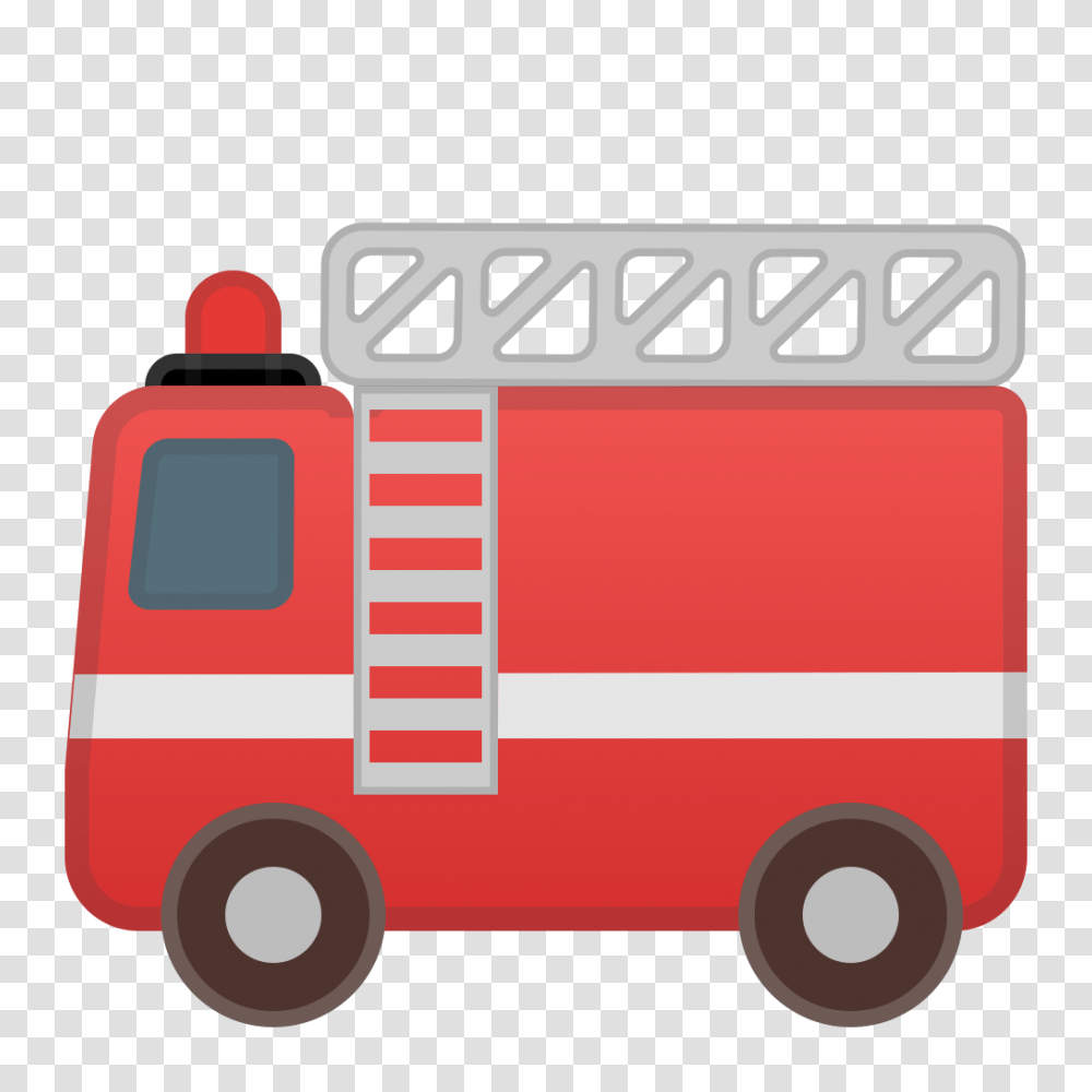Fire Engine Emoji Icon Fire Truck, Vehicle, Transportation, Ambulance, Van Transparent Png
