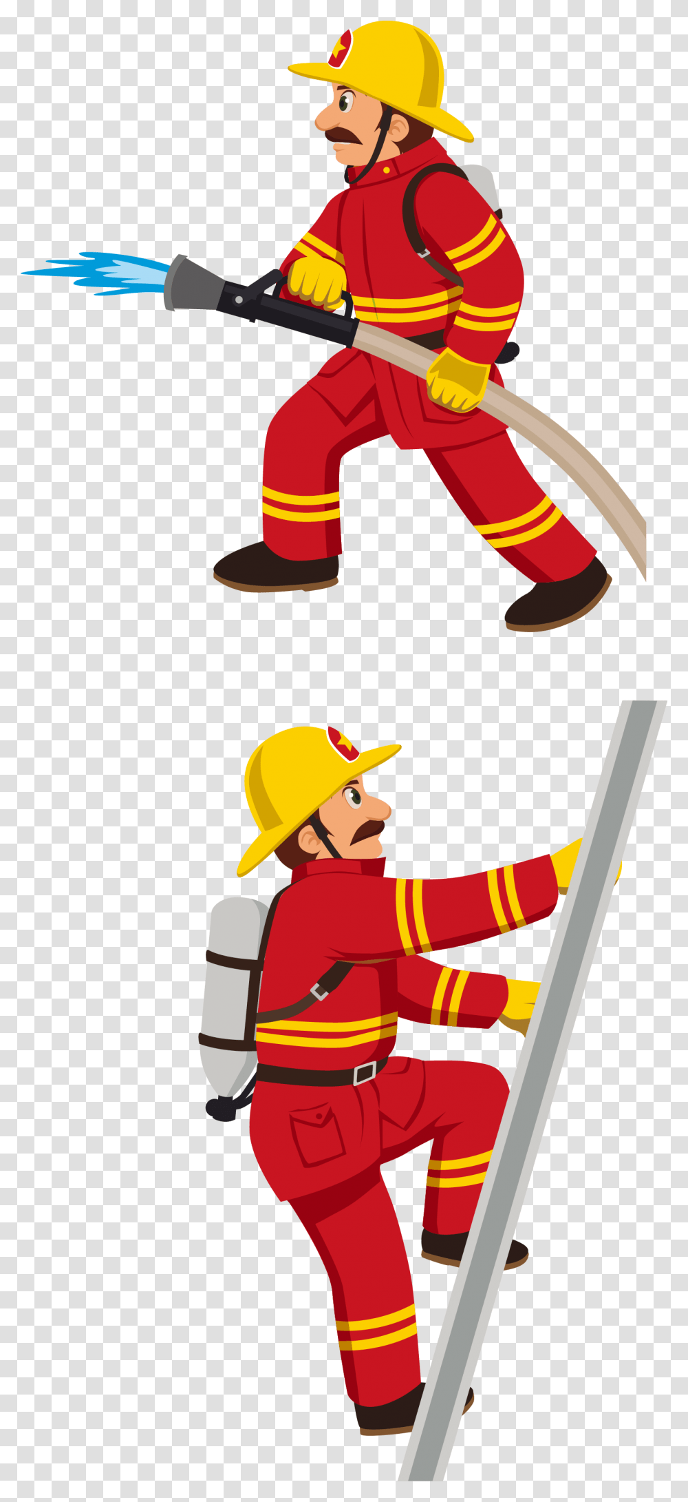 Fire Engine Fireman, Person, Human, Helmet Transparent Png