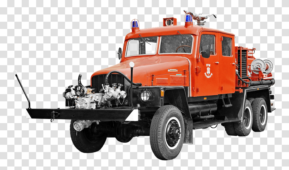 Fire Engine, Truck, Vehicle, Transportation, Wheel Transparent Png