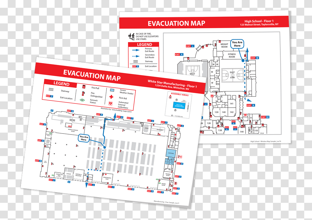 Fire Evacuation Maps Safety Building Building Fire Maps, Text, Plan, Plot, Diagram Transparent Png