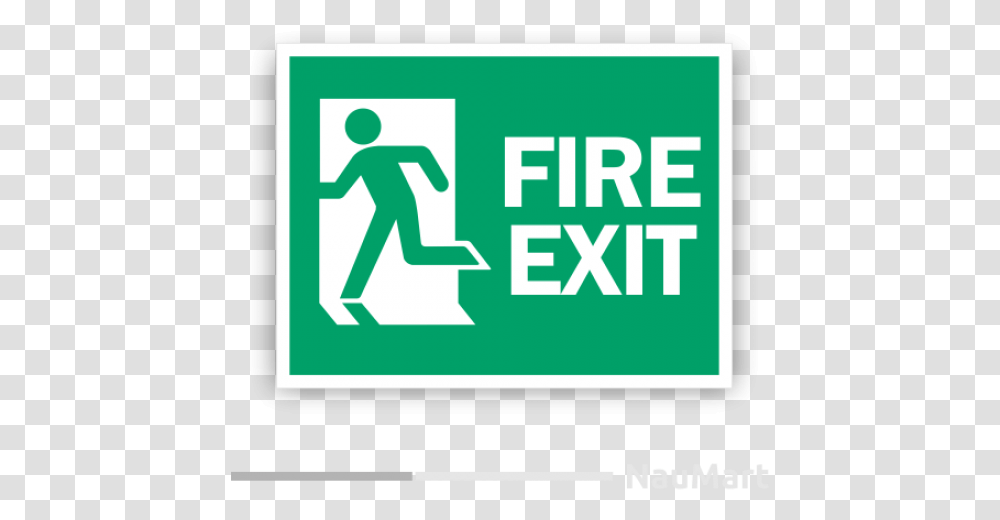 Fire Exit Sign Sticker Fire Exit Signs, Symbol, Road Sign, First Aid Transparent Png