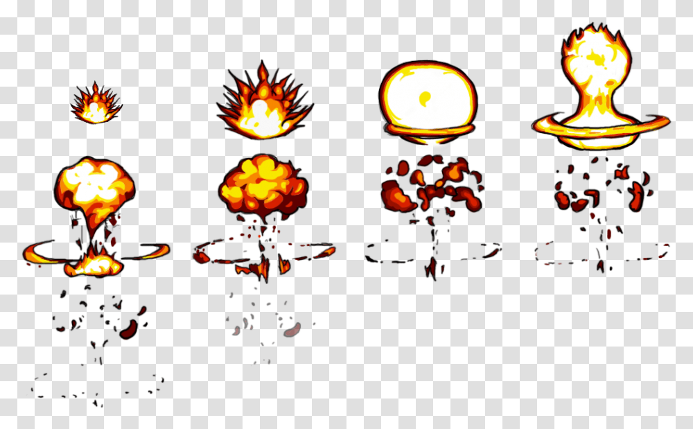 Fire Explosion Cartoon Explosion Sprites Free, Candle, Flame, Halloween, Plant Transparent Png