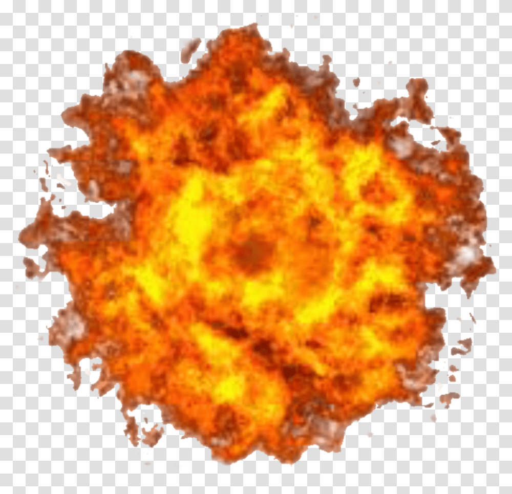 Fire Explosion Red Explosions Orange Bomb Freetoedit Fire Ball Transparent Png