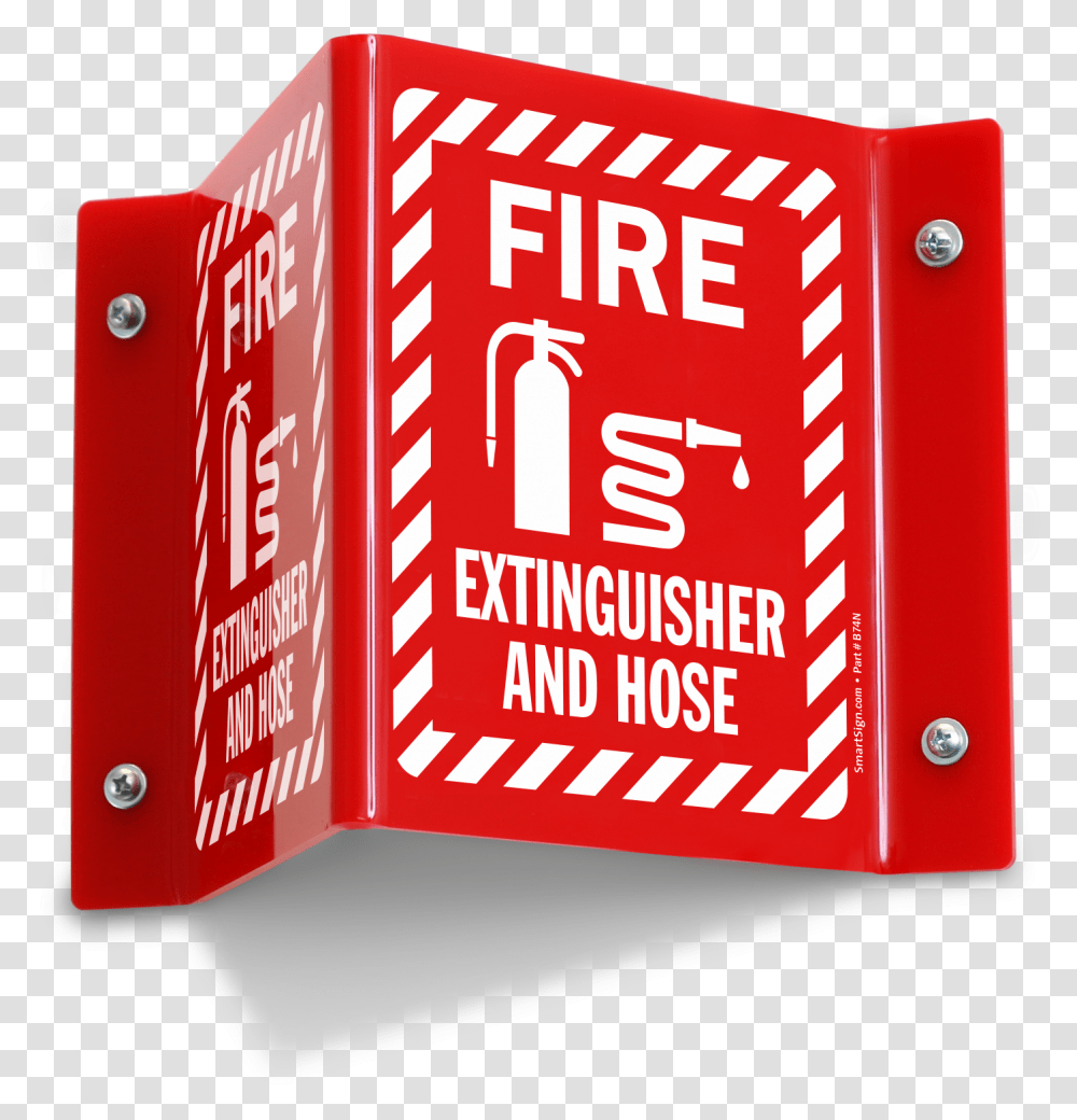 Fire Extinguisher And Hose Projecting Sign Material Safety Data Sheet Icon, Label, Text, First Aid, File Binder Transparent Png