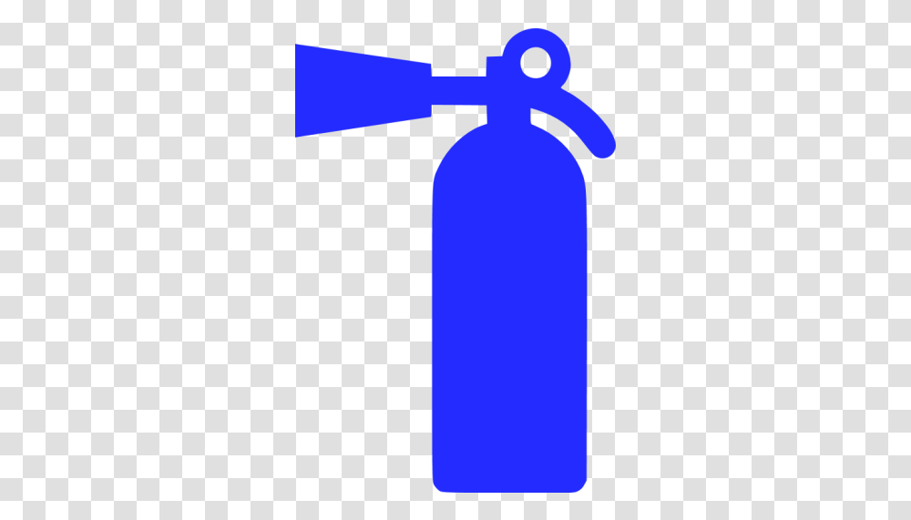 Fire Extinguisher Icons Blue Fire Extinguisher, Cross, Symbol, Bottle, Beverage Transparent Png