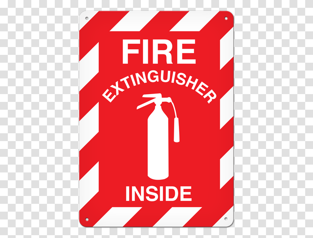 Fire Extinguisher Inside Sign, Soda, Beverage, Poster, Advertisement Transparent Png