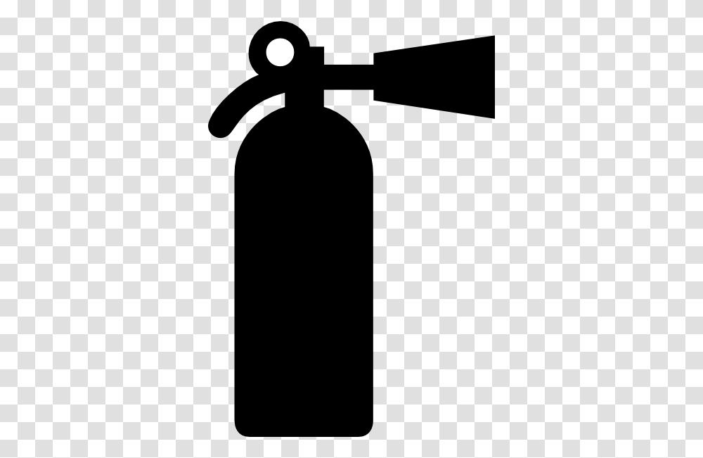Fire Extinguisher Symbol Clip Art, Bottle, Cross, Silhouette, Beverage Transparent Png