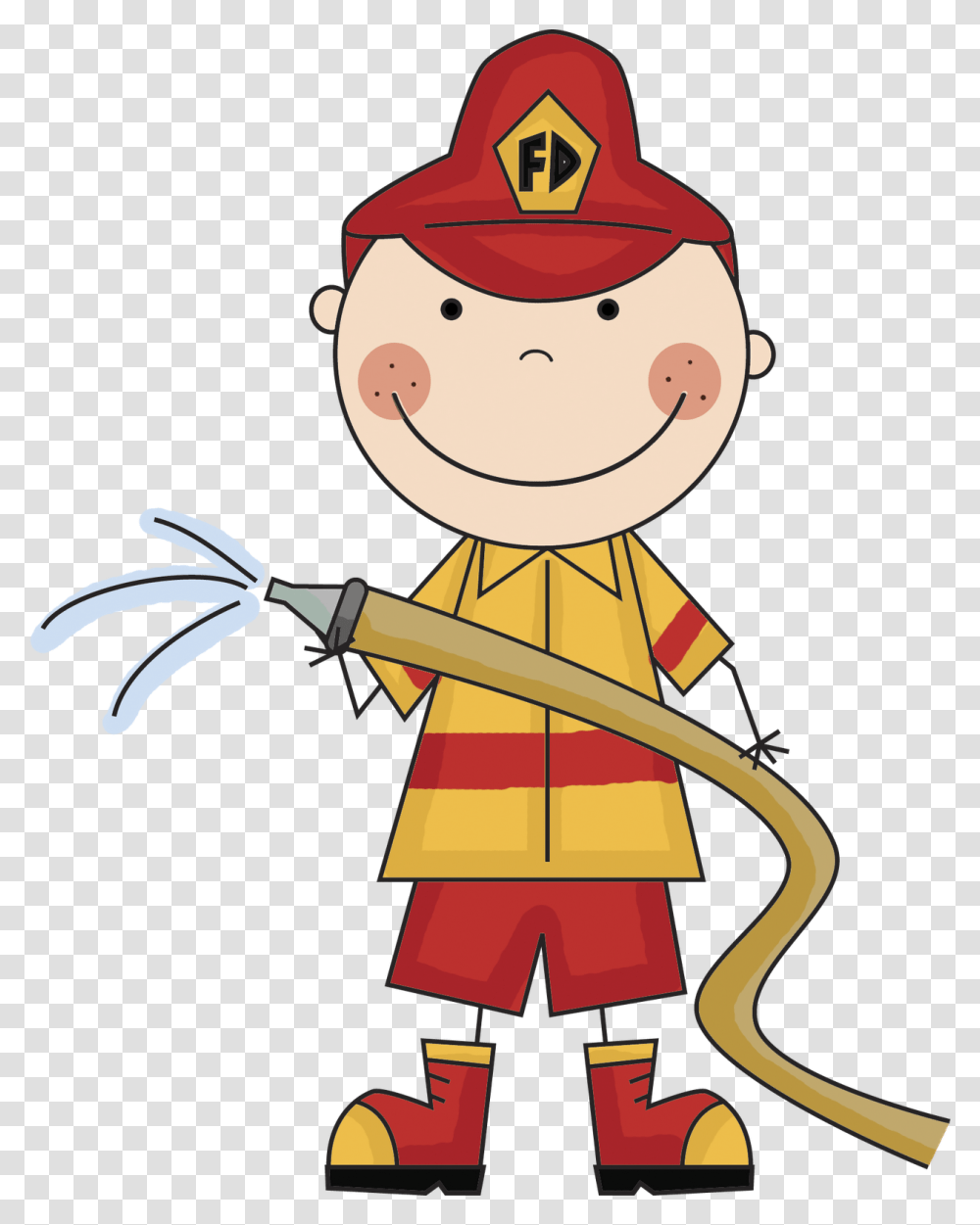 Fire Fighter Clipart Look Transparent Png