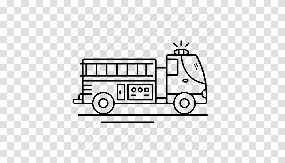 Fire Firefight Truck Icon, Rug, Apparel Transparent Png