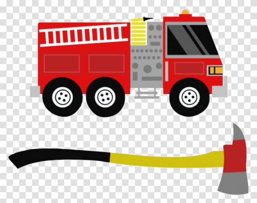 Fire Firetruck Axe Clipart Firtruck R, Fire Truck, Vehicle, Transportation, Tool Transparent Png