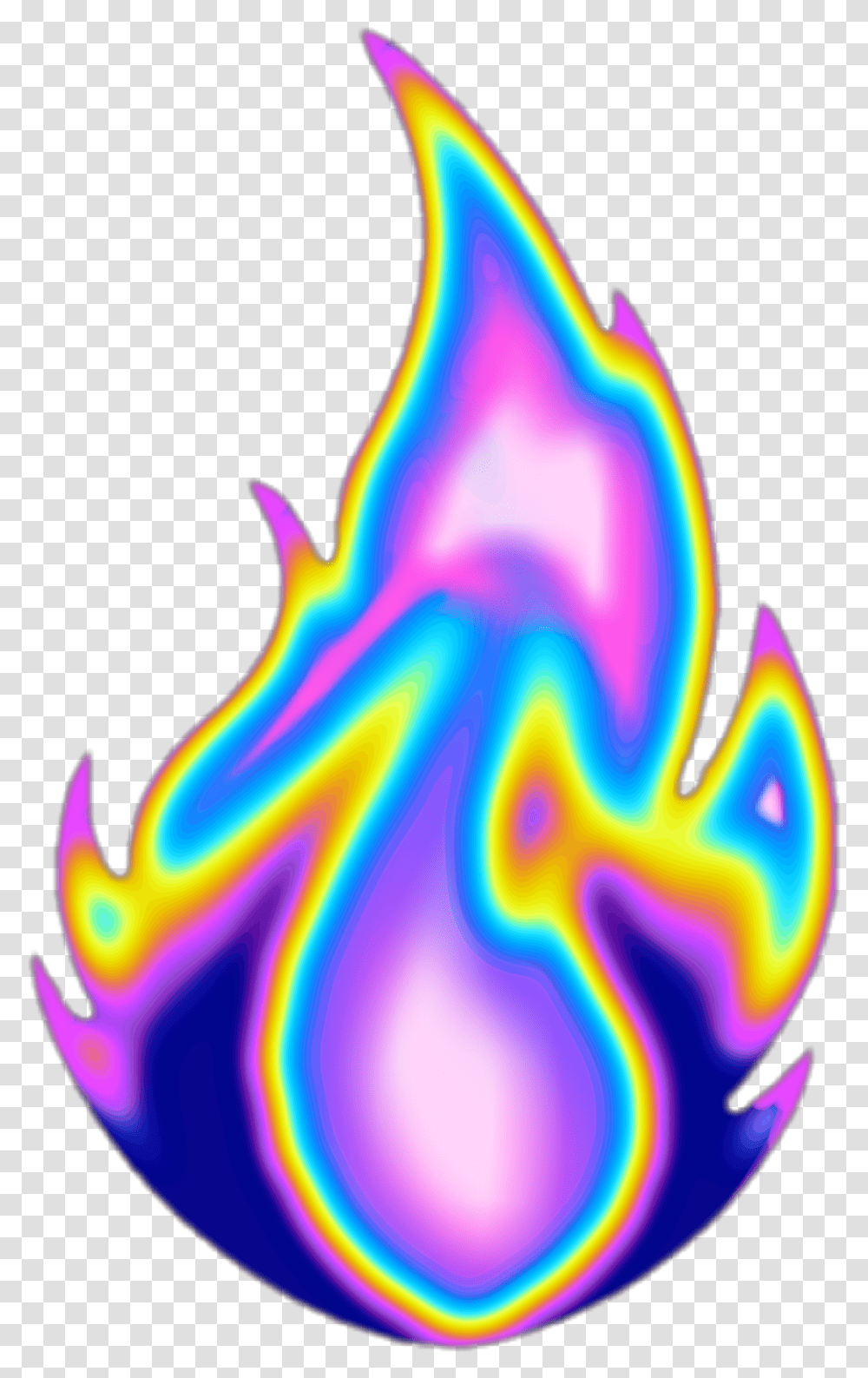 Fire Flame Aesthetic Color Dream Emoji Glitter Flame Aesthetic, Light, Neon, Lighting Transparent Png