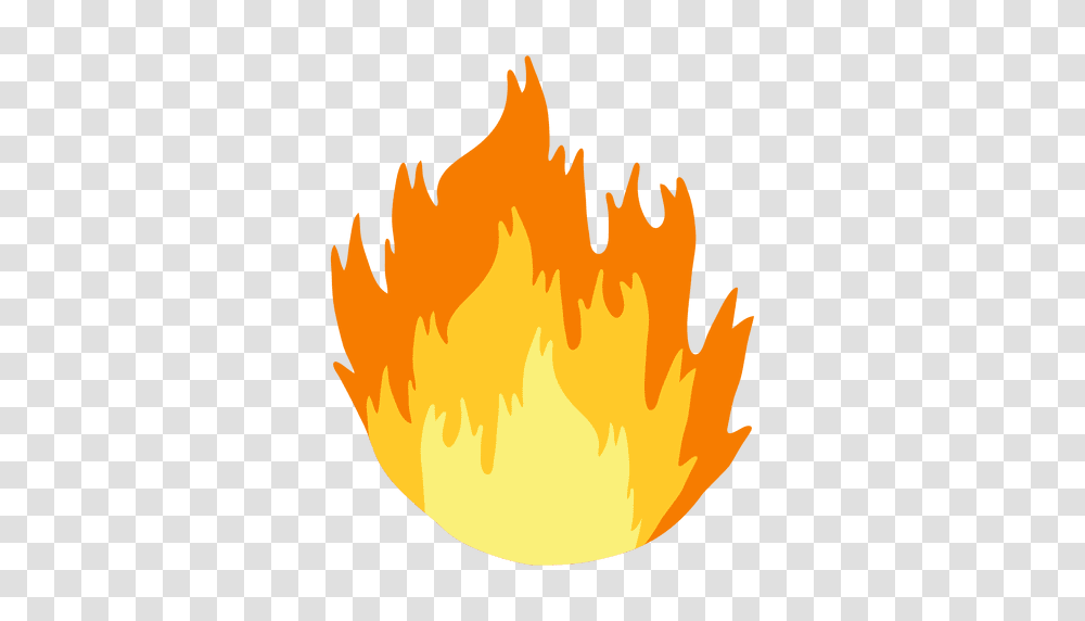 Fire Flame Cartoon, Bonfire Transparent Png