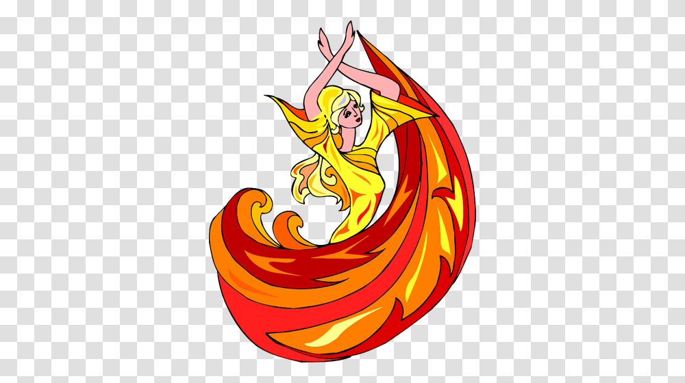 Fire Flame Clipart Free, Dance Pose, Leisure Activities, Performer, Dragon Transparent Png