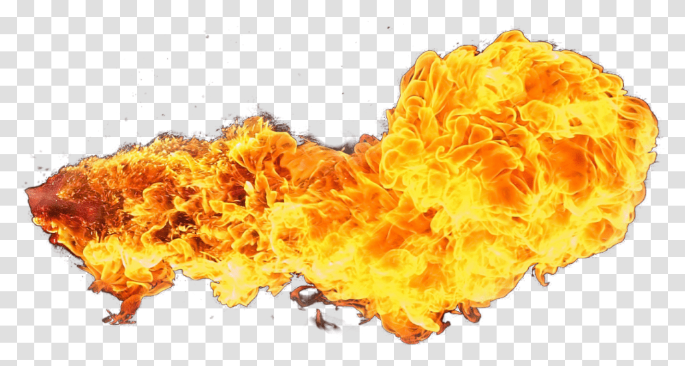 Fire Flame From The Side Image Fire, Bonfire Transparent Png