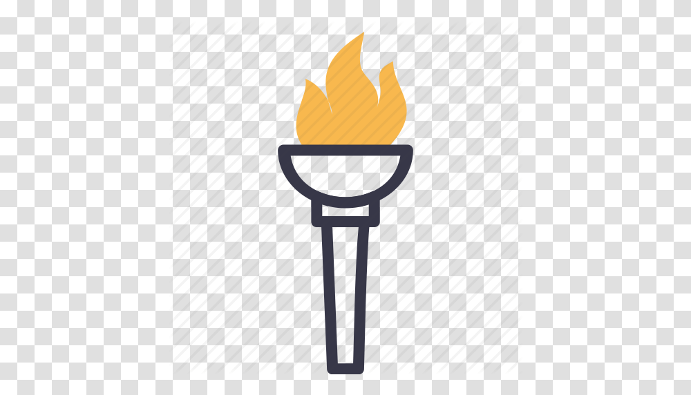 Fire Flame Game Light Olympic Torch Icon Transparent Png