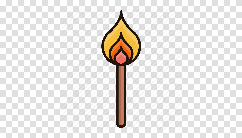Fire Flame Lighter Stick Icon, Torch Transparent Png