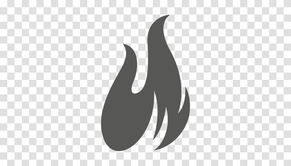 Fire Flame Silhouette Icon, Label, Plant, Food Transparent Png