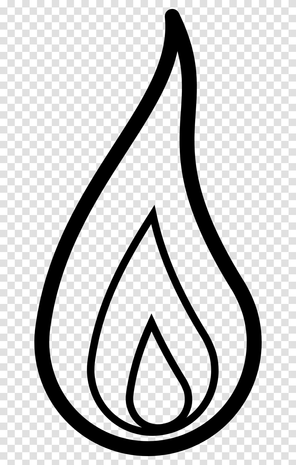 Fire Flames Clipart Black And White Free, Gray, World Of Warcraft Transparent Png