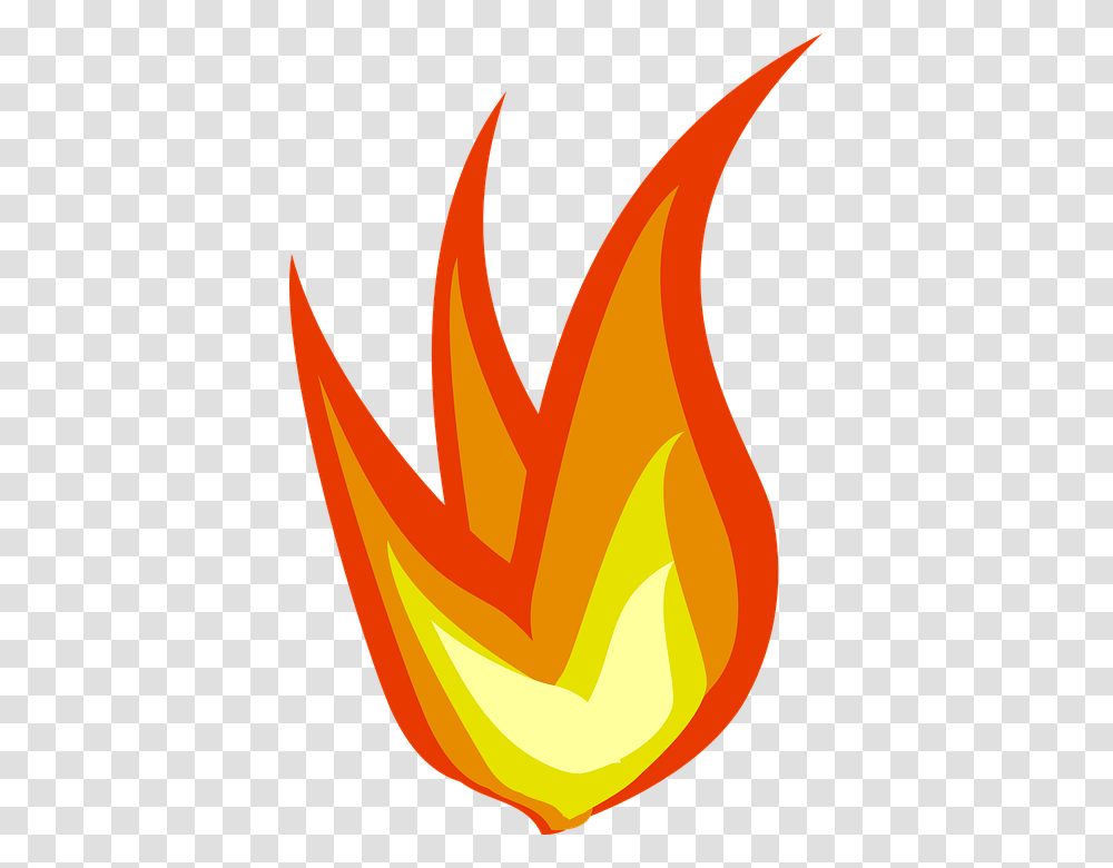 Fire Flames Clipart Heat, Light Transparent Png