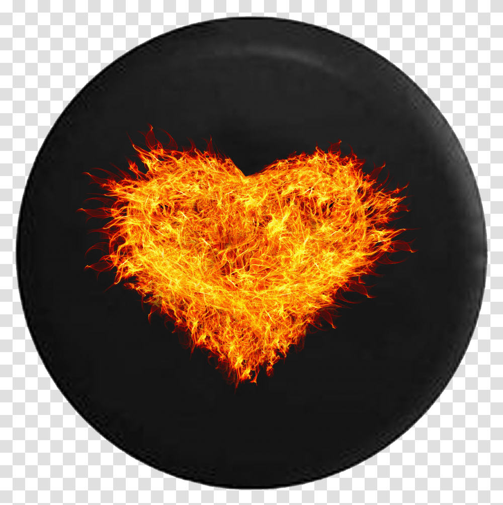 Fire Flames Jeep Camper Spare Tire Real, Moon, Outer Space, Night, Astronomy Transparent Png